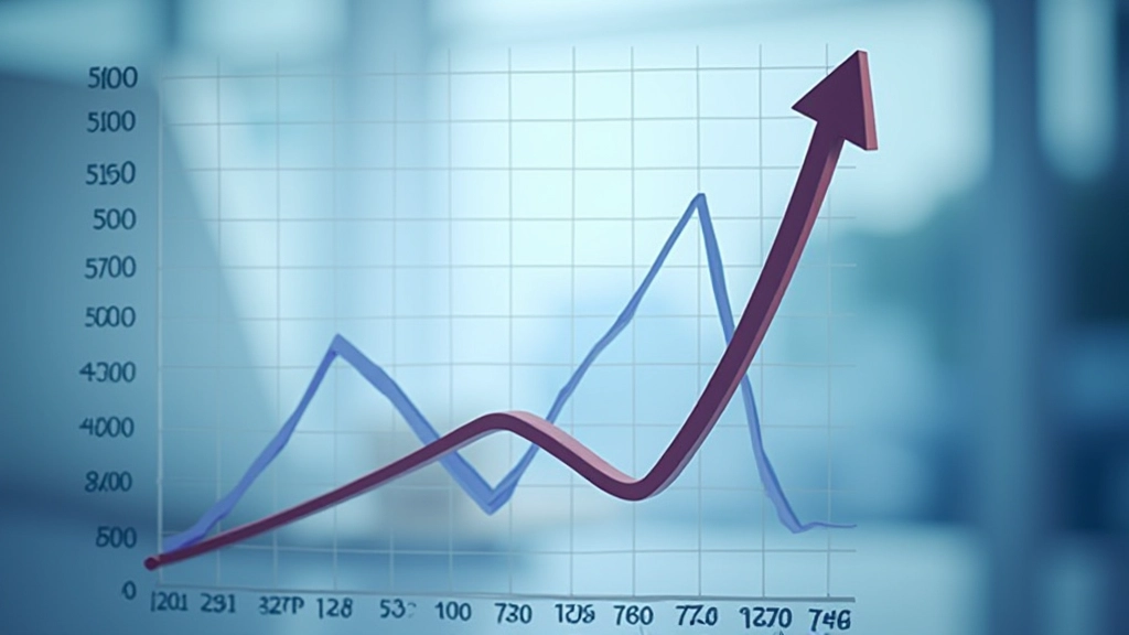 Graphique montrant l'augmentation progressive des taux directeurs de la BCE sur une période de douze mois avec des barres ascendantes en vert lime